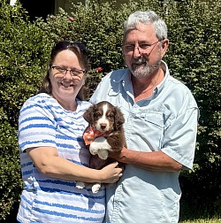 Nugget was adopted by the Herd family of Travelers Rest, SC