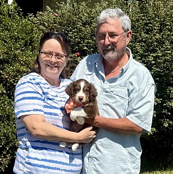 Nugget was adopted by the Herd family of Travelers Rest, SC